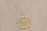 Julia Failey Eco Friendly Butterfly Pendant Necklace, Reclaimed Sterling Silver, Gold Vermeil jewlery